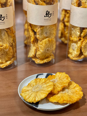 島．無糖薄切牛奶鳳梨乾