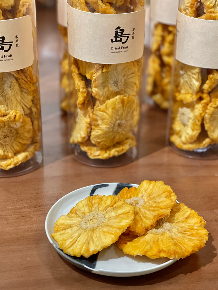 島．無糖薄切牛奶鳳梨乾