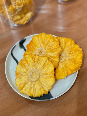 島．無糖薄切牛奶鳳梨乾